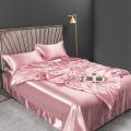 4pcs Pure Silk Bedding Sets High End Quilt Bed Cover Set Duvet Cover Bedsheet Pillowcases Natural Luxury Bedcloth Sets. 