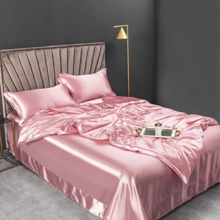 4pcs%20Pure%20Silk%20Bedding%20Sets%20High%20End%20Quilt%20Bed%20Cover%20Set%20Duvet%20Cover%20Bedsheet%20Pillowcases%20Natural%20Luxury%20Bedcloth%20Sets%20-%20Image%206