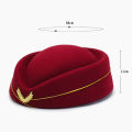 Women's Flight Attendant Clothing Accessories Flight Attendant Costume Flight Attendant hat Air Hostess Cosplay Business Uniform.