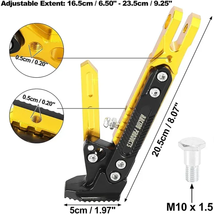 Motorbike%20Bicycle%20Adjustable%20Metal%20Foot%20Side%20Stand%20Motorcycle%20Kickstand%20Kick%20Bracket%20Supportor%20Parking%20Motorcycle%20Accessories%20-%20Image%204