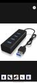 4 Port 3.0 Usb Hub Black White USB 3.0 Hub With LED Indicator. 