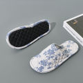Home Indoor Slippers Soft Bottom Antislip Women Slippers Fashion Cotton Floral Floor Shoes Warm Lightweight Bedroom Slippers. 