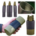 3 In 1 Outdoor Camping Seasoning Dispenser Bottle BBQ Picnic Seasoning Can Seal Portable Storage Kitchen Utensils Cooking Set.