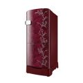SAMSUNG RR20C2z226R/IM 192 Litres Direct Cooling Digital Inverter Single Door Refrigerator With Base Stand (Saffron Red). 