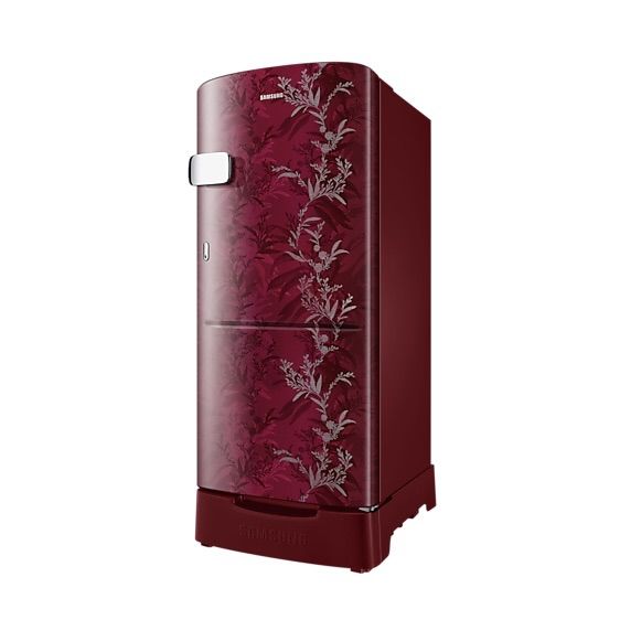 SAMSUNG%20RR20C2z226R/IM%20192%20Litres%20Direct%20Cooling%20Digital%20Inverter%20Single%20Door%20Refrigerator%20With%20Base%20Stand%20(Saffron%20Red)%20-%20Image%203