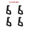 Horizontal Version Holder For PS4/Slim /Pro Console Accessories Cooling Base Legs Flat-Mounted Bracket Space-Saving Stand. 