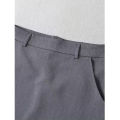 Mooyufon Women Fashion Solid Back Zipper A-Line Mini Skirt Vintage High Waist Female Chic Lady Skirts.