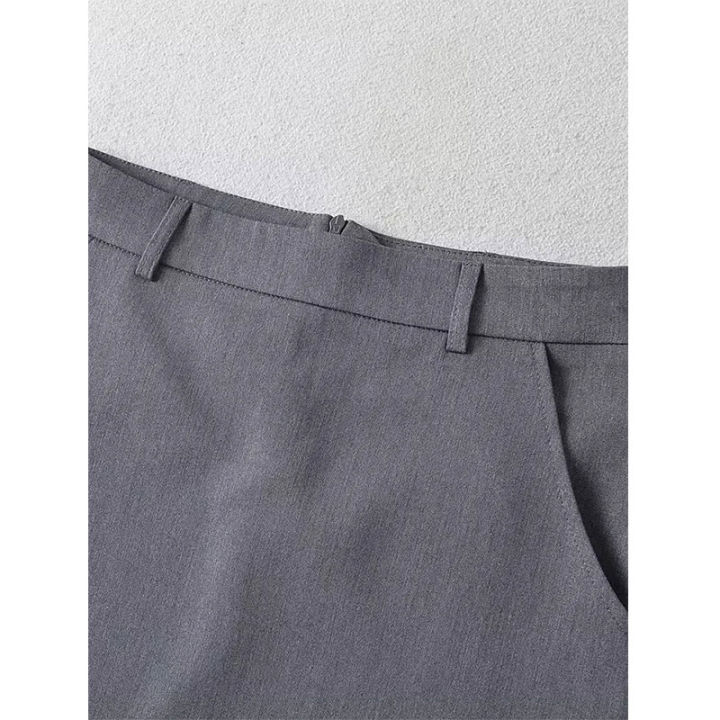 Mooyufon%20Women%20Fashion%20Solid%20Back%20Zipper%20A-Line%20Mini%20Skirt%20Vintage%20High%20Waist%20Female%20Chic%20Lady%20Skirts%20-%20Image%205