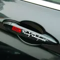 4Pcs Car Handle Stickers WRC Rally Racing Stripe Car Decals Vinyl JDM Stickers On Car Door Tuning Auto Exterior Accessory Decor. 