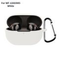 Case for  WF 1000XM5 Wireless Earphone Covers Shockproof Soft Silicone Headset Anti-Scratch Protective Cases With Hook. 