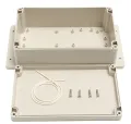 196 X 90 X 60mm Waterproof Plastic Enclosure With Clamp – #19 | Outdoor plastic Box. 
