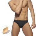 Solid Men's Swim Briefs Beach Pants Surfing Bathing Low-waist Surfboard Swimwear Padded Push-up Swimming Swimsuits Shorts. 