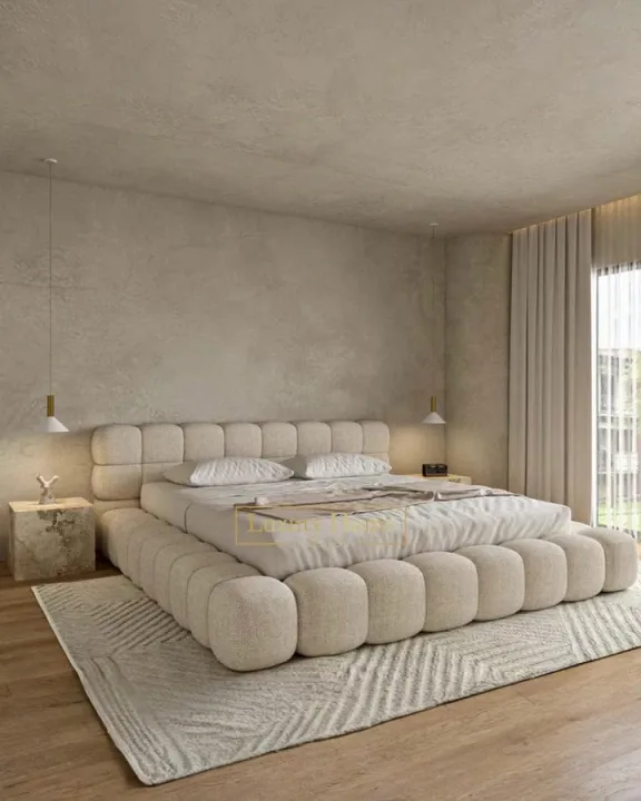 Modern Bubble bed with Sheesham wood Frame | Daraz.pk