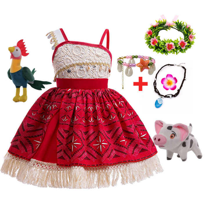 Little%20Girls%20Cosplay%20Moana%20Halter%20Sundress%20Baby%20Kids%20Vaian%20Sisters%20Ocean%20Beach%20Hawaii%20Style%20Princess%20Frock%20With%20Necklace%20Pig%20Set%20-%20Image%203