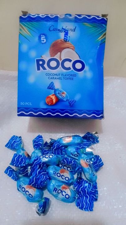Coco Roco Hard Candy ROCO Coconut Caramel Toffee pack of 50 pcs | Daraz.pk