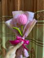 Handmade mini crochet flower bouquets (Customization available). 