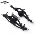 CNC Aluminum Alloy Front Rear Axle Set for 1/10 RC Crawler Car RC4WD Gelande II TF2 D90 D110 Yota II.