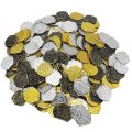 10/25/50pcs Plastic Pirate Coin Fake Gold Coin Treasure Game Simulation Toys Coin Kids Party Gift Kids Birthday Children's Gift.