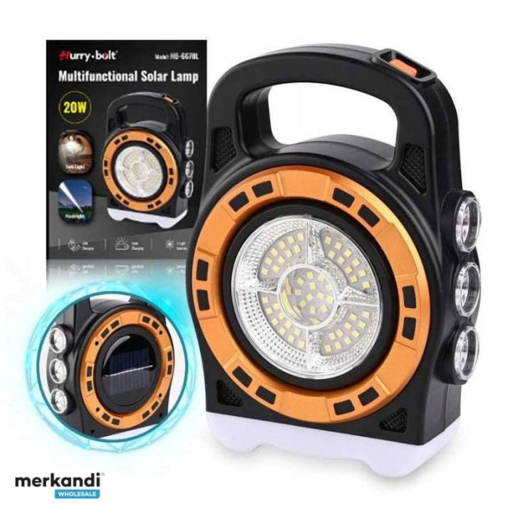 Solar Flashlight Powerbank Led 20W Battery Modes Poland, New The wholesale platform Merkandi B2B