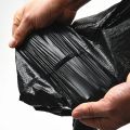 100Pcs Thickened Black Vest Plastic Bag Takeaway Shopping with Handle Bag Kitchen Living Room Garbage Clean Storage Bag.