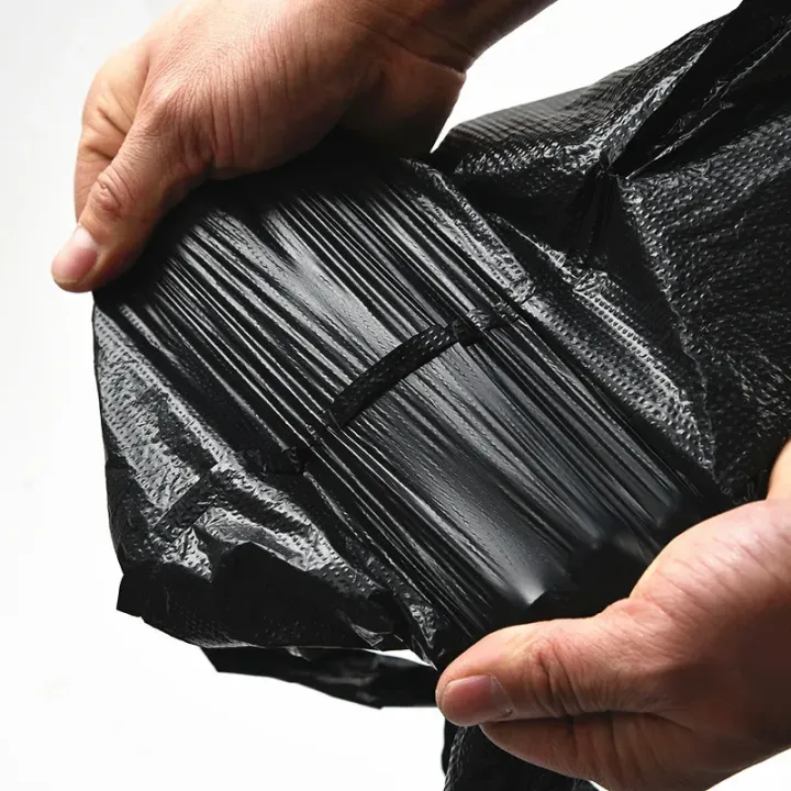 100Pcs%20Thickened%20Black%20Vest%20Plastic%20Bag%20Takeaway%20Shopping%20with%20Handle%20Bag%20Kitchen%20Living%20Room%20Garbage%20Clean%20Storage%20Bag%20-%20Image%203