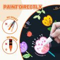 YPLUS Acrylic Paint Pens for Kids, Permanent Fabric Markers Waterproof, Acrylic Markers Painting for Rock Clothes Wood and More - 8 Colours. 