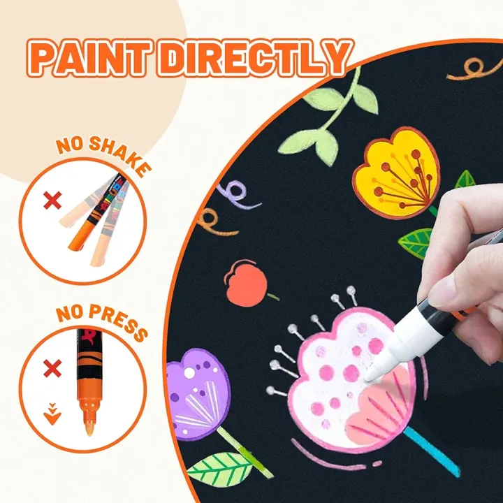 YPLUS%20Acrylic%20Paint%20Pens%20for%20Kids,%20Permanent%20Fabric%20Markers%20Waterproof,%20Acrylic%20Markers%20Painting%20for%20Rock%20Clothes%20Wood%20and%20More%20-%208%20Colours%20-%20Image%206