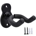 Guitar Hanger Wall Mount, Black Walnut Wood Guitar Hanger Mount, Guitar Holder Hook for Acoustic Electric Guitar Bass Ukulele. 