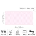Pink White Polka Dot Large Gaming Mouse Pad XXL Extended Desk Mat Cute Spot Decor for Office Home.