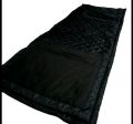Portable bed mattress cushion black size 25/72 inches.