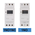 1pc Electronic Weekly 7 Days Programmable Digital Timer Switch Relay Control 220V 230V 8A 10A 16A Din Rail THC15A. 