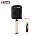 Remote Car Key Shell For Audi A4 A4L A6 A6L B6 A3 Q3 C5 C6 B7 B8 Q5 B5 Q7 A2 TT ID48 Chip Replacement Transponder Uncut Blade. 