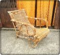 CANE Large Eazy Chair For Rest - RATTAN Handicrafted Resting chair with reclining ( Cane And Craft ). 