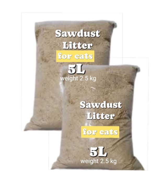 Wood cat litter Clumpy Sawdust 2.5 kg 5L