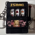 Game The Binding of Isaac Cosplay Key Chain Fashion Black Keychain Metal Keyring Backpack Decoration Party Prop.