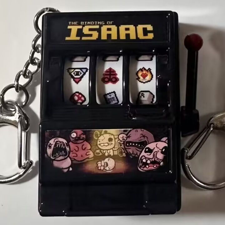 Game%20The%20Binding%20of%20Isaac%20Cosplay%20Key%20Chain%20Fashion%20Black%20Keychain%20Metal%20Keyring%20Backpack%20Decoration%20Party%20Prop%20-%20Image%206