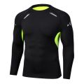 Men Sport T Shirt Fitness Running Shirt Quick Dry Long Sleeve Compression Tops Tee Workout Training Sport Gym Shirt Rashgard Men. 