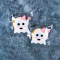 100Pcs Halloween Plastic Candy Cookies Gift Bag Self Adhesive Snack Wrap Bag Halloween Party Decorations Supplies Kids Gifts. 