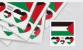 10 Palestine Face Arm Stickers Water Transfer Sticker Vibrant Colors Palestine Flag Tattoo Sticker Effortless Removal. 