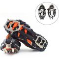 18 Studs Professional Anti Slip Ice Snow Climbing Crampons Mountaineering Hiking Camping Winter Outdoor Spike Shoes. 