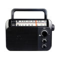 RETEKESS TR604 AM FM Radio Portable Plug in Radio Transistor Powered by 3 D Batteries or AC 220V for Senior and Home. 