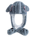 Hot Sale Unisex Funny Ear Hat Animal Style Couple Cute Ear Moving Up Cap Men Women Girls Rabbits Ears Plush Winter Lovely Hat .