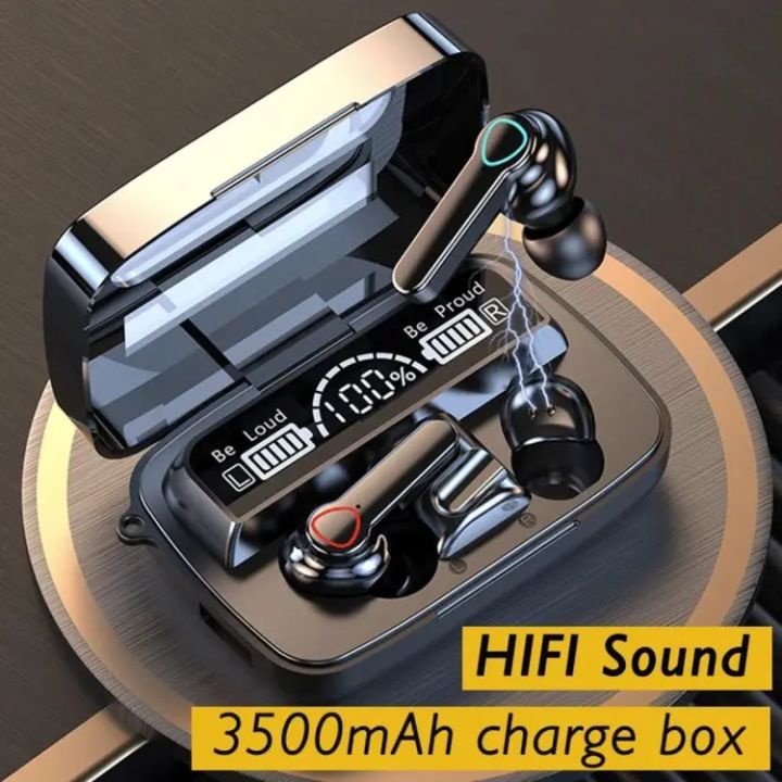 M19 tws Bluetooth airport /100%original M19 Earbuds TWS Earphone Intelligente Touch Control Wireless Bluetooth 5.1 Headphones Waterproof LED Display With Microphone.