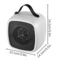 Portable Mini Heaters Household Desktop Mutes Fast Heating Warmer Fan 500W PTC-Ceramic Warm Air Heaters for Indoor Office Winter. 
