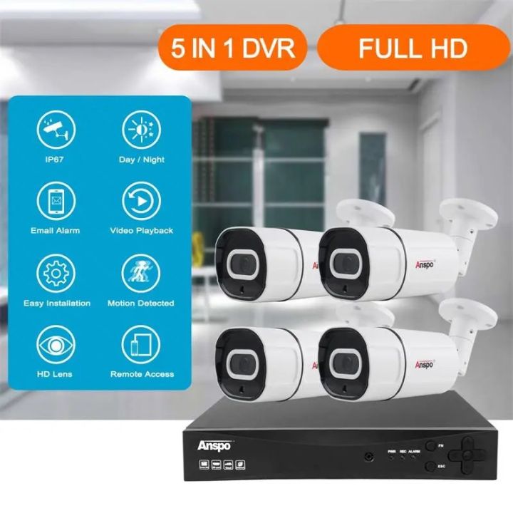 4Ch%20AHD%20Kit%20camera%20with%20DVR%20built%20in%20coaxial%20Audio%20mic%202mp%20cctv%20security%20camera%20system%20full%20set%20with%20moniter%20-%20Image%202