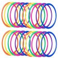 10pcs Plastic Toss Rings Target Jumping Children Outdoor Games for Party Jump Beach Toy Sports Sensory Integration Fun Toys Kids.