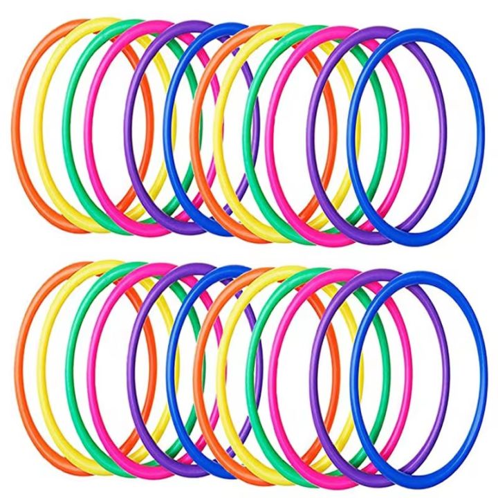 10pcs%20Plastic%20Toss%20Rings%20Target%20Jumping%20Children%20Outdoor%20Games%20for%20Party%20Jump%20Beach%20Toy%20Sports%20Sensory%20Integration%20Fun%20Toys%20Kids%20-%20Image%202