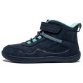 HOBIBEAR Kids Mid-Barefoot Shoes Big/Kid Wide Toe Box Zero Drop Artificial Leather Hook-Loop Outdoor Boots. 