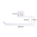 Punch-free Kitchen Paper Towel Rack Toilet Paper Roll Rack Hanger Wall-mounted Towel Bar Kitchen Bathroom Accessories. 