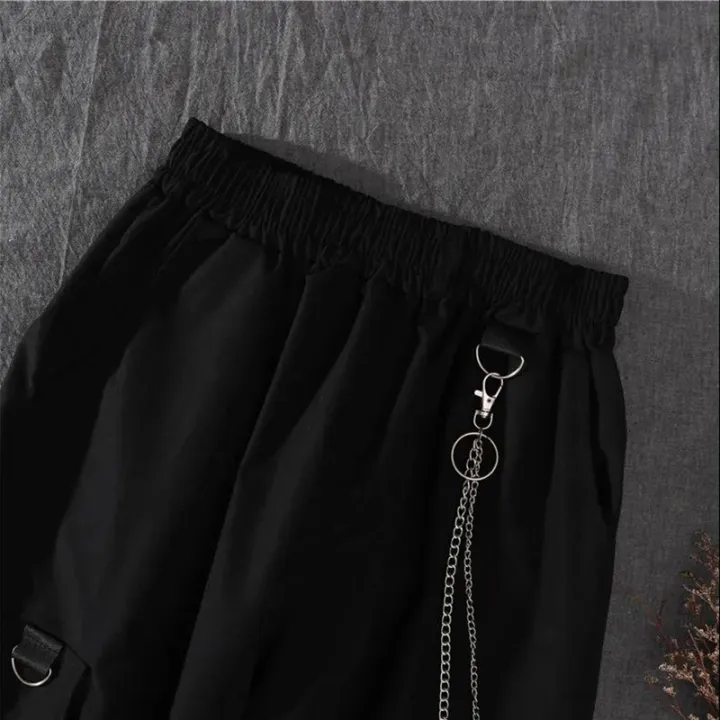 Spring%20Autumn%20Women%20Harajuku%20Cargo%20Pants%20Handsome%20Cool%20Two-piece%20Suit%20Chain%20Long%20Sleeve+Ribbon%20Pants%20-%20Image%205